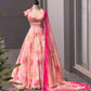 Blush Floral Mirror Lehenga