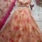 Blush Floral Mirror Lehenga