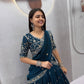 Sequin Embroidered Vichitra Lehenga