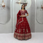 Sequin Embroidered Vichitra Lehenga