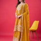 Embroidered Faux Georgette Palazzo Suit Set