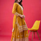 Embroidered Faux Georgette Palazzo Suit Set