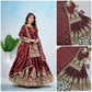 Shimmer Sequin Peplum Lehenga Set