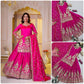 Shimmer Sequin Peplum Lehenga Set