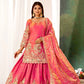Shimmer Sequin Peplum Lehenga Set