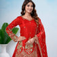 Shimmer Sequin Peplum Lehenga Set