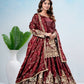 Shimmer Sequin Peplum Lehenga Set