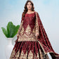 Shimmer Sequin Peplum Lehenga Set