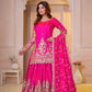 Shimmer Sequin Peplum Lehenga Set