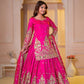 Shimmer Sequin Peplum Lehenga Set