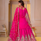 Shimmer Sequin Peplum Lehenga Set