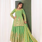 Shimmer Sequin Peplum Lehenga Set