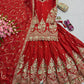 Shimmer Sequin Peplum Lehenga Set