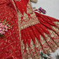 Shimmer Sequin Peplum Lehenga Set