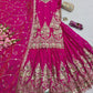 Shimmer Sequin Peplum Lehenga Set