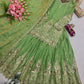 Shimmer Sequin Peplum Lehenga Set