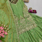 Shimmer Sequin Peplum Lehenga Set