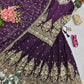 Shimmer Sequin Peplum Lehenga Set