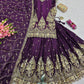 Shimmer Sequin Peplum Lehenga Set