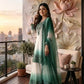 Dual-Tone Ombre Palazzo Suit Set