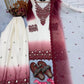 Dual-Tone Ombre Palazzo Suit Set