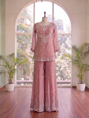 Cutwork Sequin Sharara Set