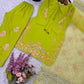 Designer Crepe Silk Embroidered Suit Set