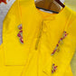 Designer Crepe Silk Embroidered Suit Set