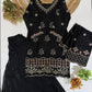 Diamond Trellis Cutwork Suit Set