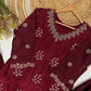 Diamond Trellis Cutwork Suit Set