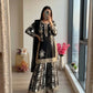 Sequin Embroidered Palazzo Suit Set