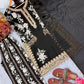 Sequin Embroidered Palazzo Suit Set
