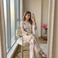 Sequin Embroidered Palazzo Suit Set