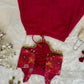 Designer Organza Crop Top with Georgette Plazo Set