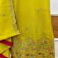 Mehendi Green Bead Embroidered Kurti
