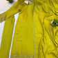Mehendi Green Bead Embroidered Kurti