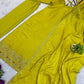 Mehendi Green Bead Embroidered Kurti