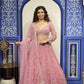 Dusty Rose Sequin Lehenga Set