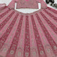 Dusty Rose Sequin Lehenga Set