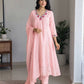 Blush Mirror Embroidered Kurta Set