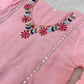 Blush Mirror Embroidered Kurta Set