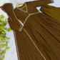 Mauve Fox Georgette Anarkali Gown Set with Dupatta