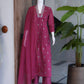 Magenta Floral Booti Palazzo Suit