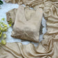 Elegant Chanderi Cotton Anarkali Gown Set with Dupatta and Bottom