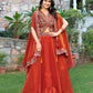 Embroidered Fendy Silk Bridal Lehenga Choli