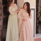 Designer Embroidered Georgette Anarkali Gown with Dupatta