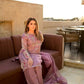 Designer Crepe Silk Embroidered Suit Set