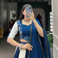 Royal Elegance Pure Rayon Mirror Work Lehenga Set