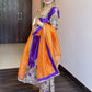 Purple Zari Embroidered Anarkali