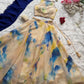 Watercolor Print Organza Lehenga Set